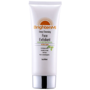 BrightenMi Deep Cleansing Face Exfoliant Infused with Olive extracts